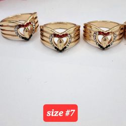 Virgin Mary Rings Gold-plated   .