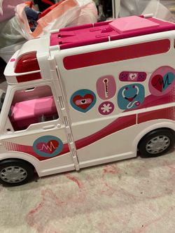 Barbie Ambulance truck