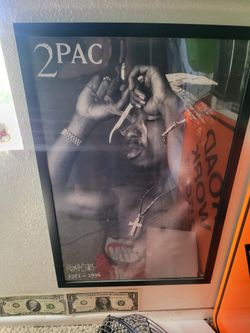 Tupac Frame 39x26 $15