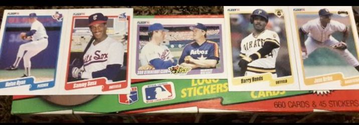 1990 Fleer Baseball Cards Complete Set