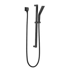 Delta 3-Spray Patterns Wall Mount Handheld Shower Head 1.75 GPM in Matte Black