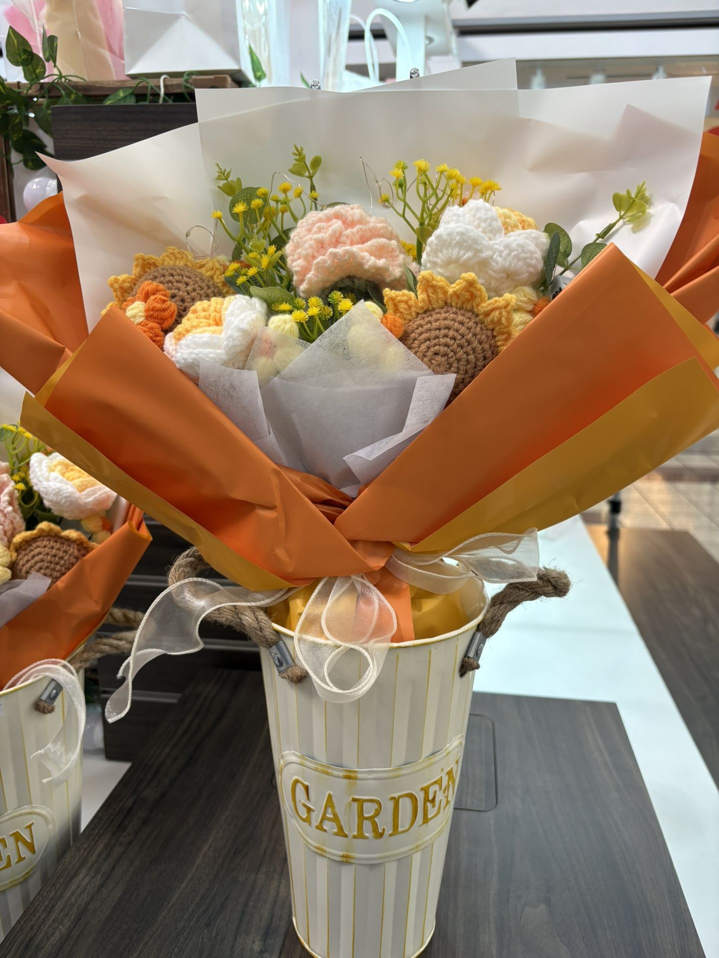 Ramo De Flores Tejidas