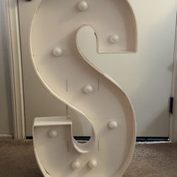 Marquee Letter S 3”