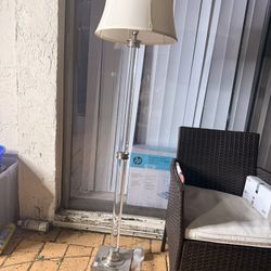 Tall acrylic Base lamp