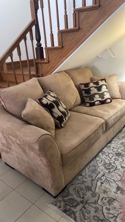 Couch and loveseat