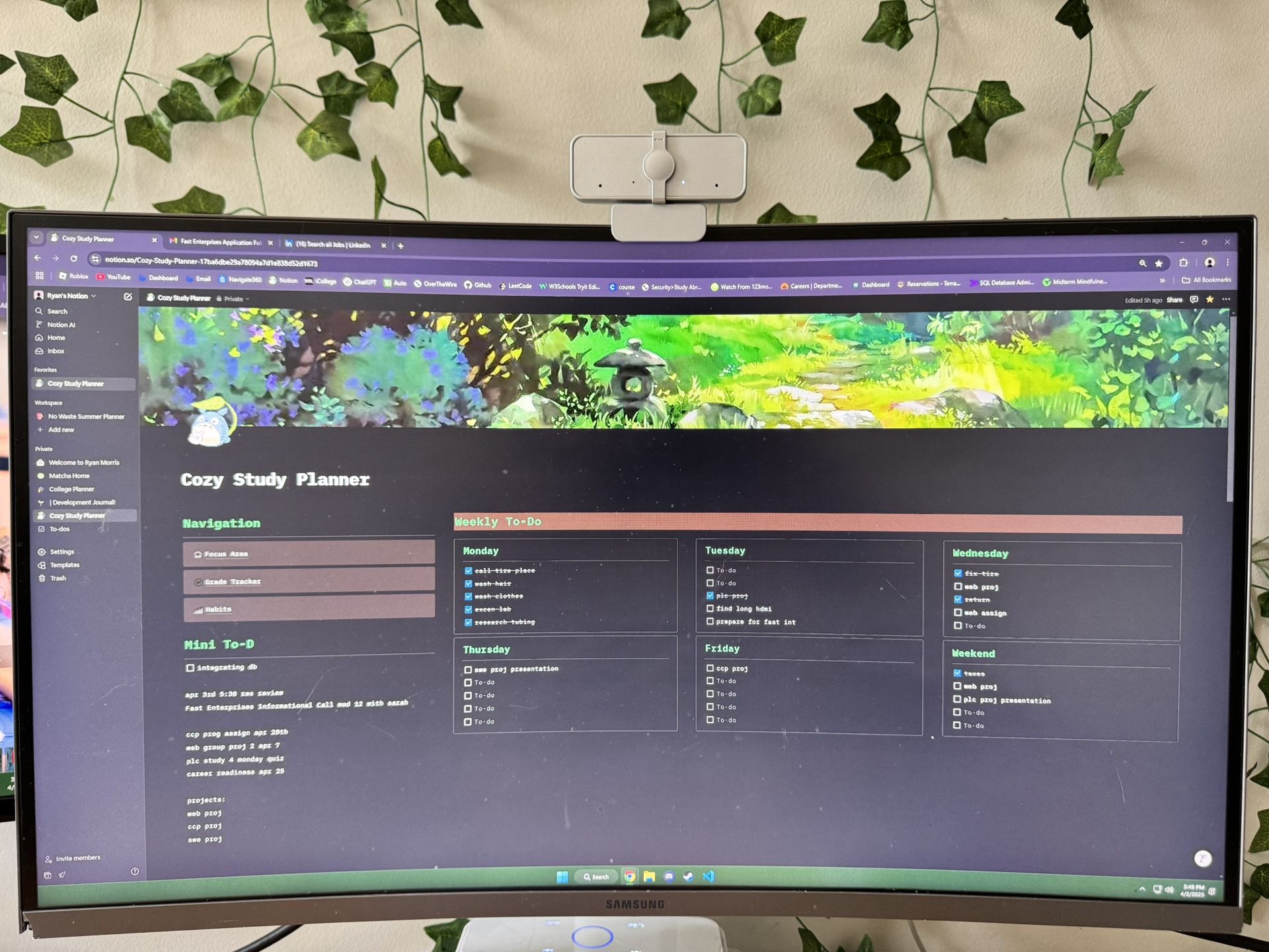 Samsung 27” 1440p Curved Monitor