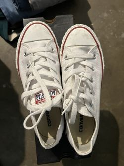 Tenis Converse Talla 2 Color Blanco
