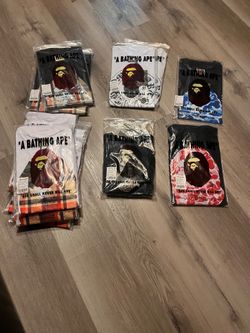 BAPE TEES MULTI COLOR