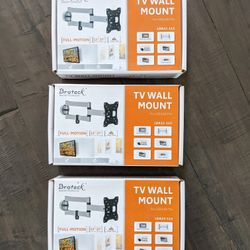 (3) Brateck TV Wall Mounts 