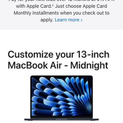 Apple Macbook Air 14inch M4 256gb