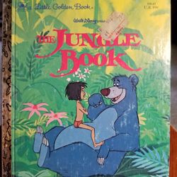 Little Golden Book #104-45 Walt Disney presents The Jungle Book