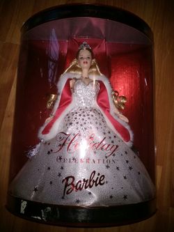 Special 2001 edition holiday celebration barbie