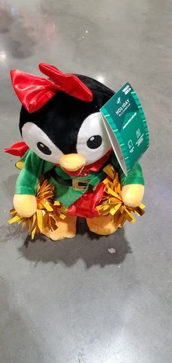 Home Accents Holiday Animated Singing Dancing Elf Penguin Christmas Toy #(contact info removed)