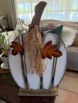Wooden pumpkin Decoration