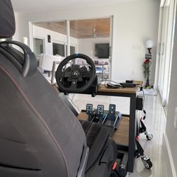 Logitech G923 Xbox Wheel + G Pro Racing Pedals + Adapter | Sim Racing Upgrade