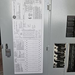GE Breaker Box Panel