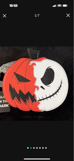 Disney NIGHTMARE BEFORE CHRISTMAS “GLOW-IN -THE-DARK” Purse ( Price Is Firm)