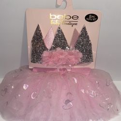 Heart Tutu With Headband For Baby