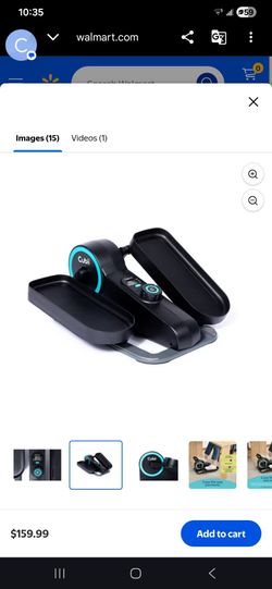 Cubii Move - Under Desk Elliptical Bike Pedal Exerciser Portable Seated Elliptical Machine W/ Adjustable Workout Levels