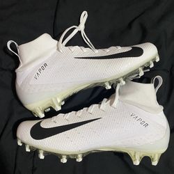 Nike Vapor Untouchable Pro 3 Football Cleats White/Black AO3021-100