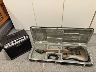 Guitar, Case and Amp