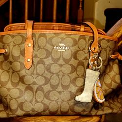 Authentic Coach Bag & Matching wallet 