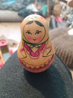 Wooden Russian Matryoshka Nesting Doll