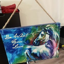Horse Painting Wall Decor
