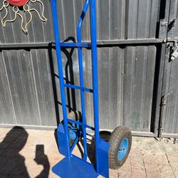 Blue Handtruck Dolly w/ Big Air Type Tires