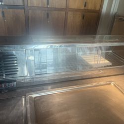 EICHI "Flat Glass" Self-Contained Sushi Case
