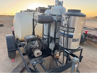 Commerical Hot Pressure washing set up on trailer