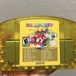 Nintendo 64 Mario Party 1,2, and 3 +15 More Games 