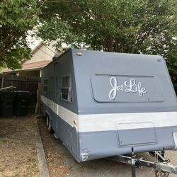 25ft Bumper Pull Trailer Almost Done Remodeling 