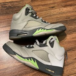 jordan 5 green bean