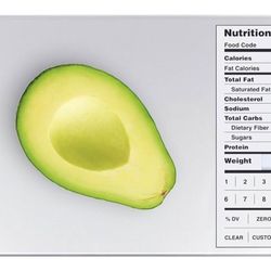 Nutrition Facts Food Scale
