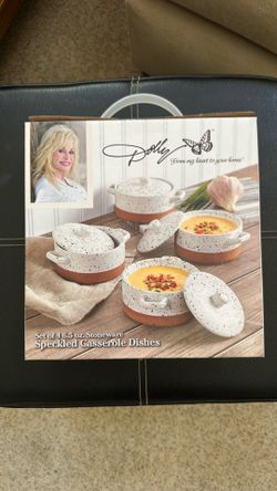 Dolly Speckled Casserole Dishes
