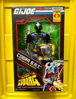 Super7 GI Joe Cobra BAT Super Cyborg Jumbo Figure MIB