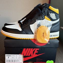 Nike Air Jordan 1 Retro High OG Not For Resale  High Top Sneaker size 7