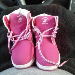 Toddler Girls Pink Beverly Hills Polo Club Boots Size 9 