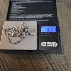 10k rope white gold