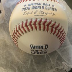 Rare Authentic 2020 Los Angeles Dodgers World Series Baseball