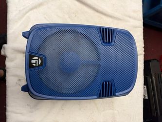 Portable Bluetooth Party Speaker – 8" w/ Mic Input, Echo & LED Lights