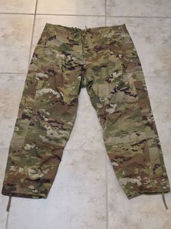 USGI ECWCS Gen III L6 OCP Trousers Large Regular Gore-Tex Wet Weather Pants