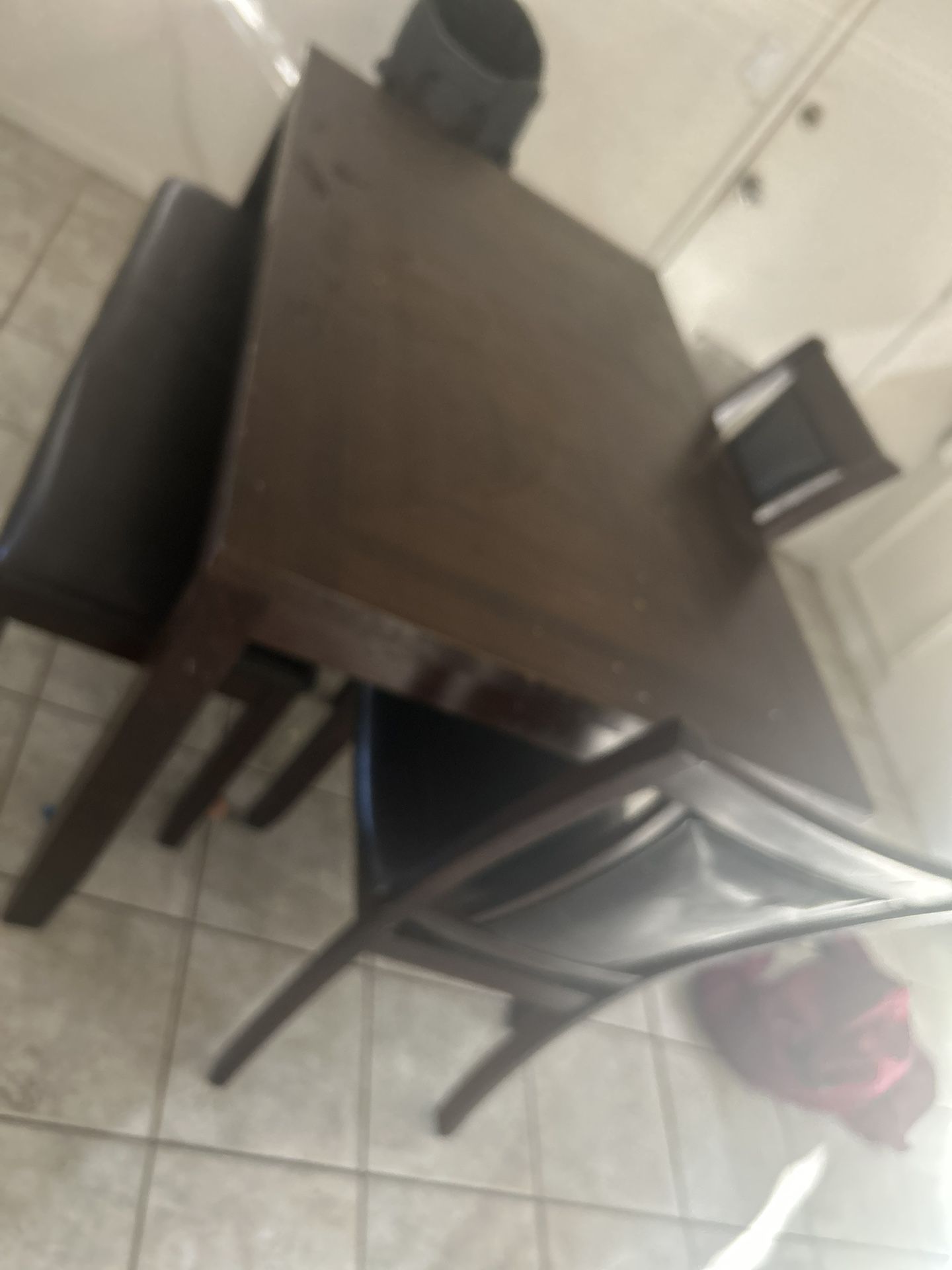 Wooden Table And Chairs