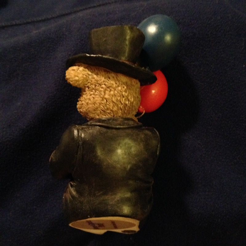 Cute Resin Bear with Balloons Collection Series Number One from the Home and Garden parties