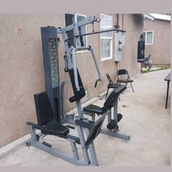 All in one workout bench