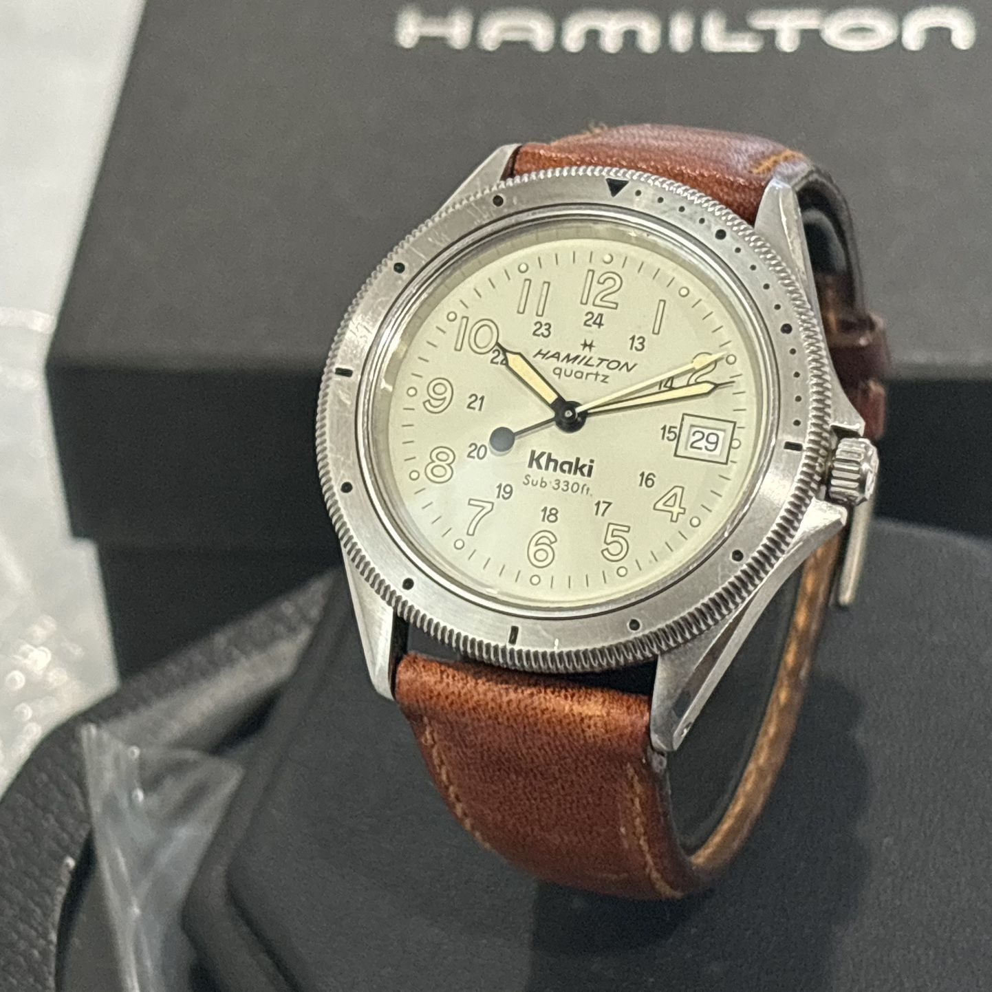 Vintage Hamilton Khaki Sub Diver Men's Watch for Sale in