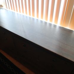 Wide Distressed Style Dresser