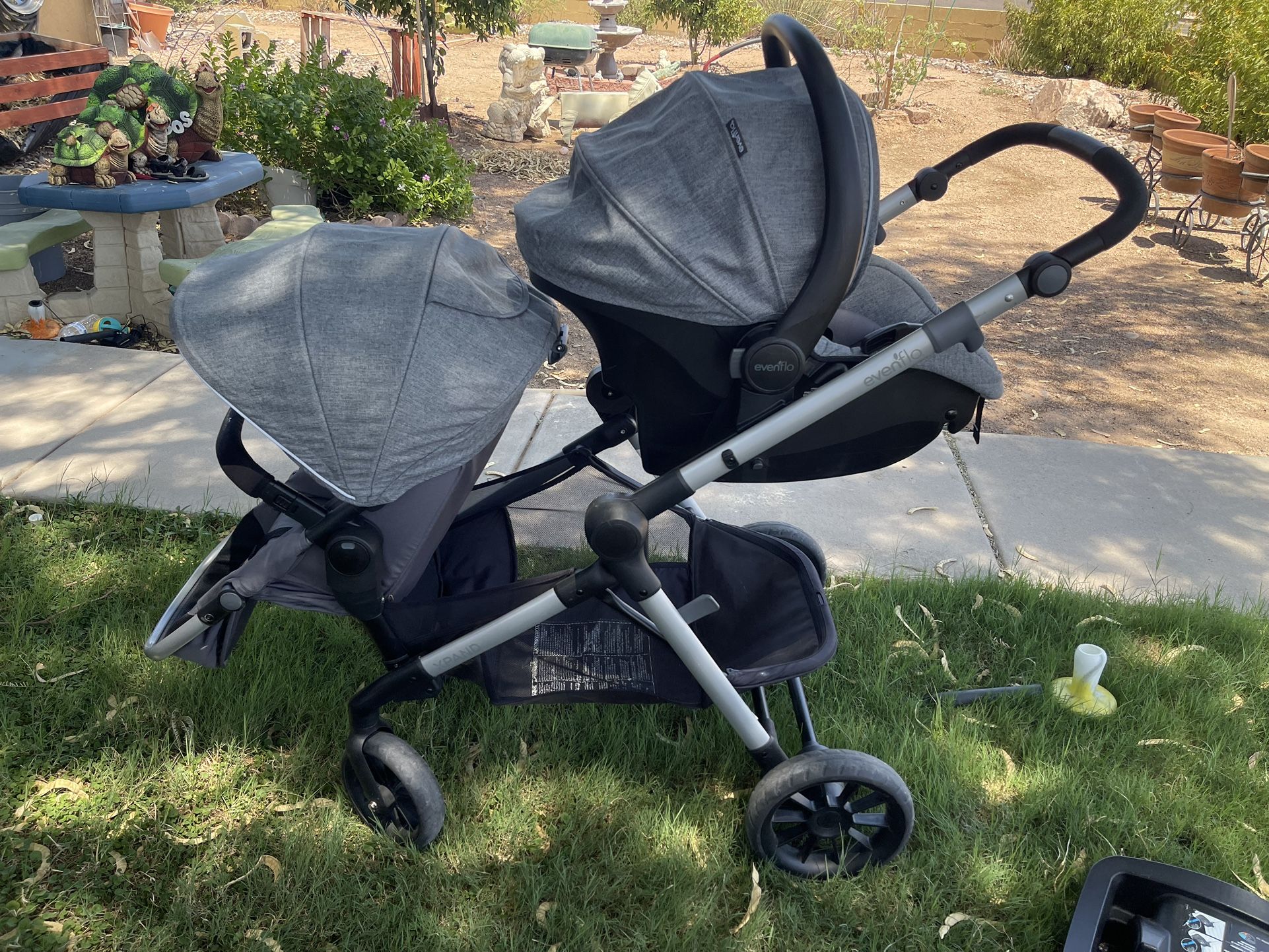 Even Flo Single To Double Stroller