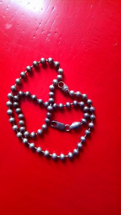 Silver necklace